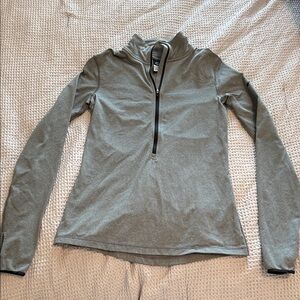 Nike Gray Quarter-Zip Pullover